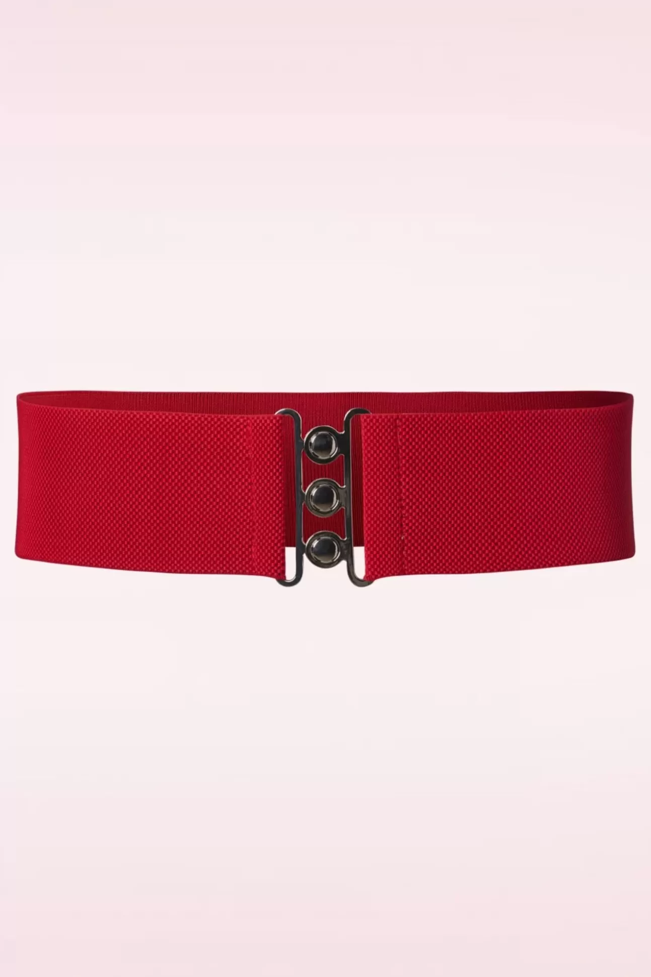 Riemen | Banned Retro Lauren Vintage Stretchriem In Rood