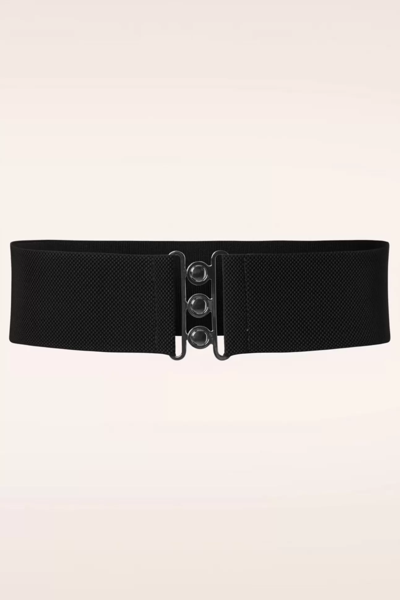 Riemen | Banned Retro Lauren Vintage Stretchriem In Zwart