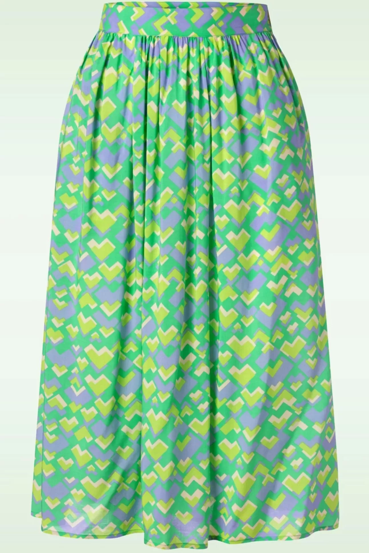 Rokken | King Louie Layla Cocktail Rok In Macaw Groen