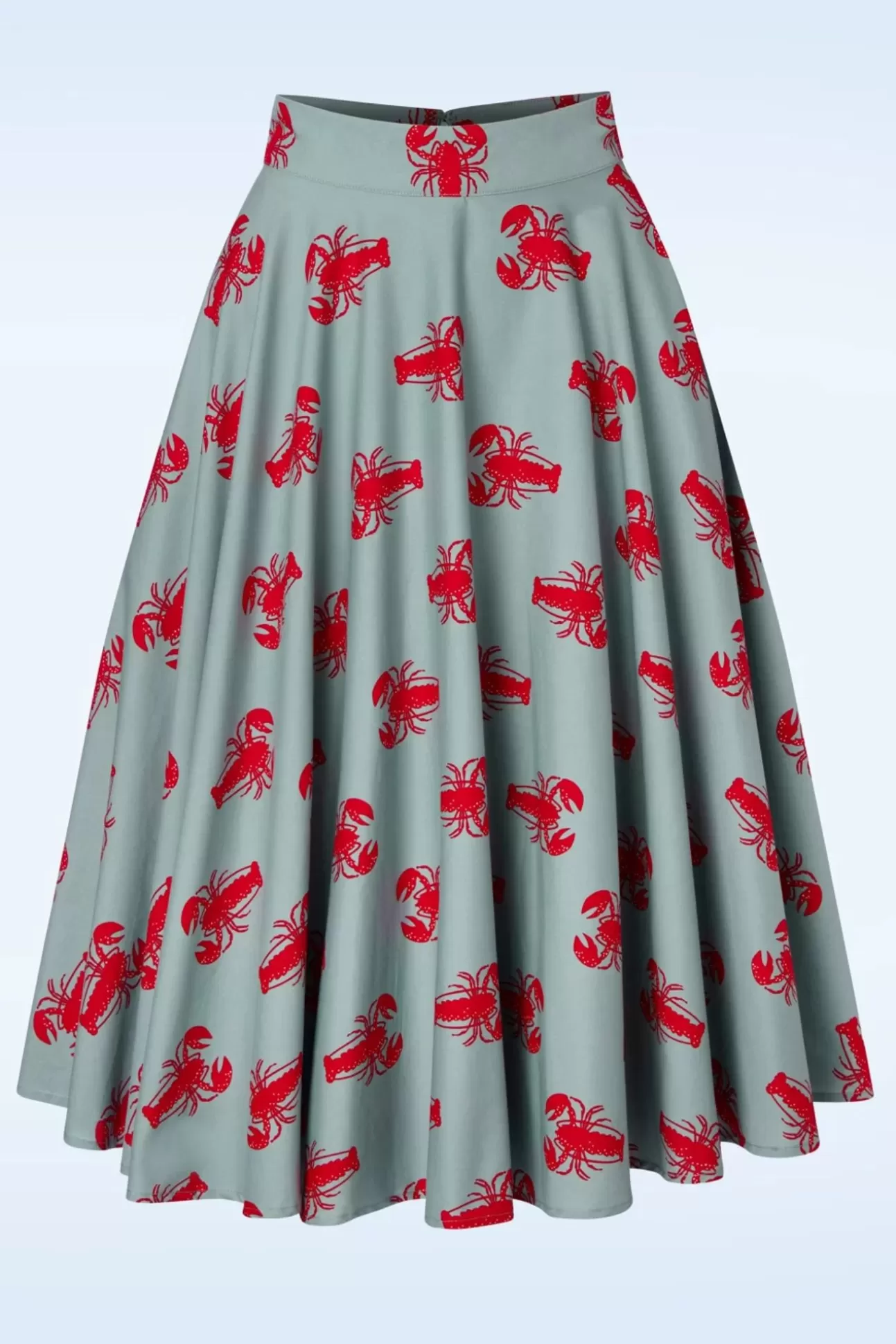 Rokken | Banned Retro Lobster Love Rok In Blauw