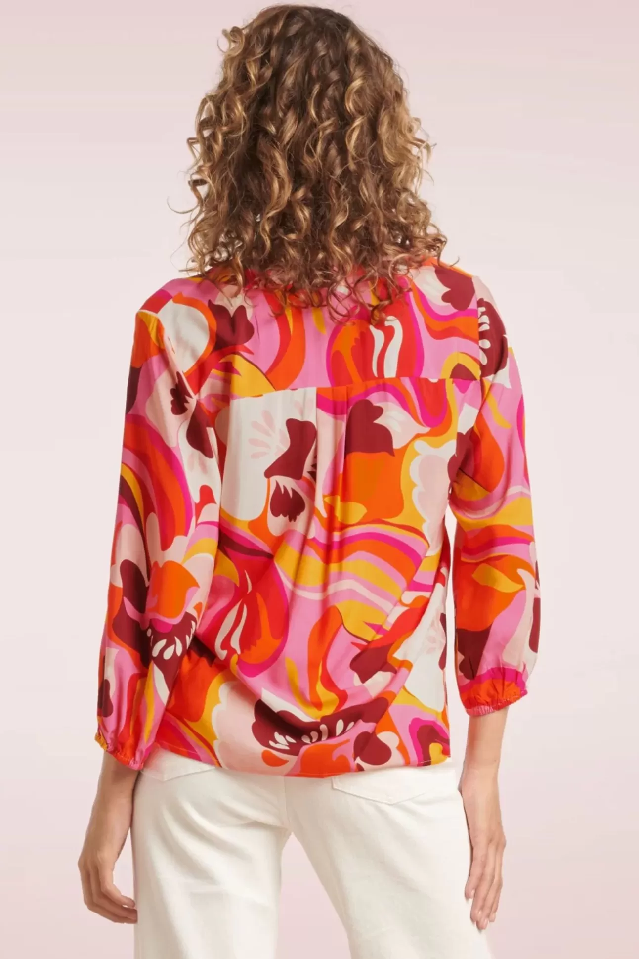 Blouses | Smashed Lemon Maci Floral Blouse In Roze