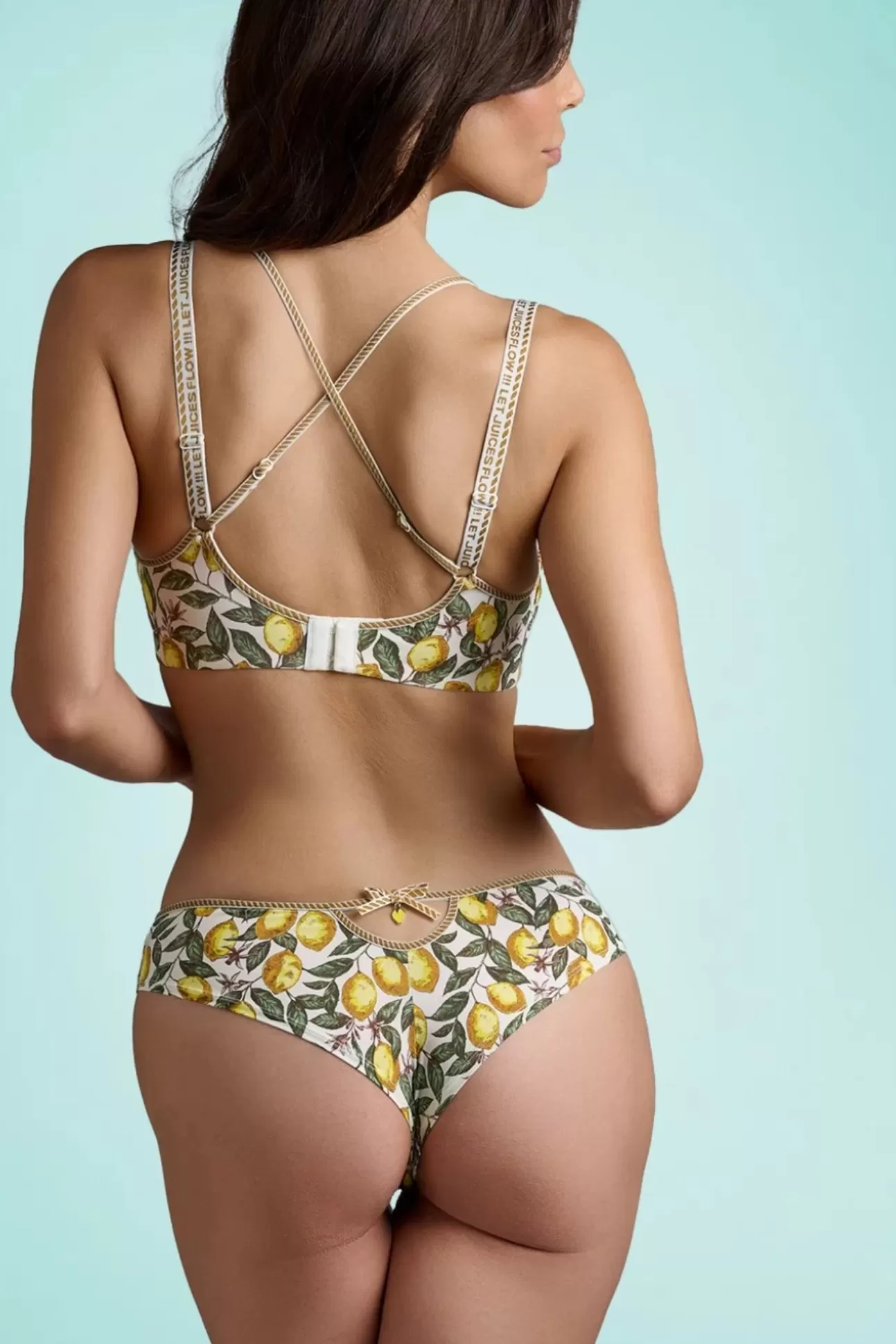 Lingerie | Marlies Dekkers Mambo Amalfi Vlinderbroekje Met Citroenprint In Creme