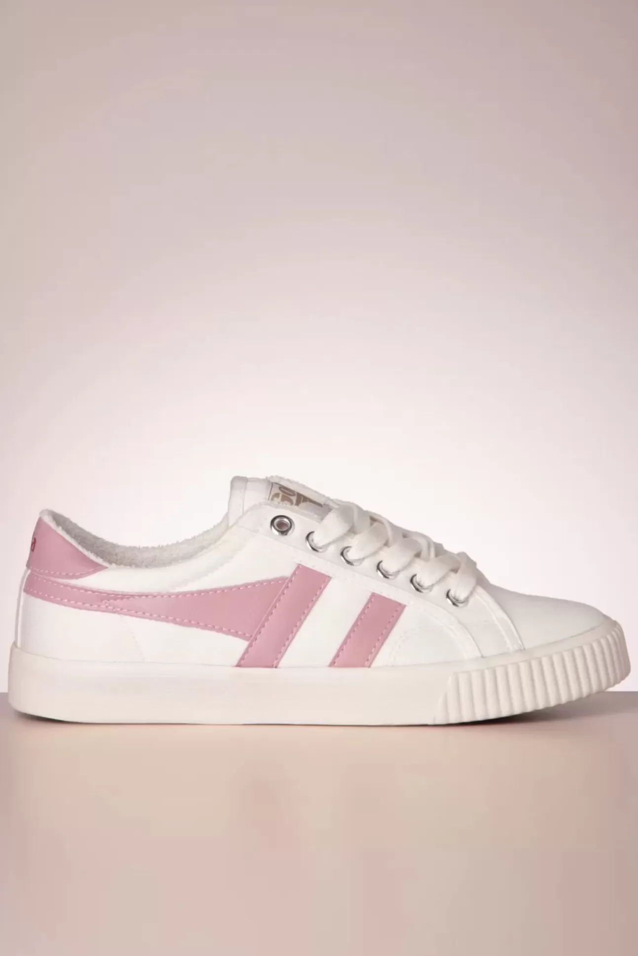 Sneakers | Gola Mark Cox Tennis Sneakers In Gebroken Wit En Lichtroze