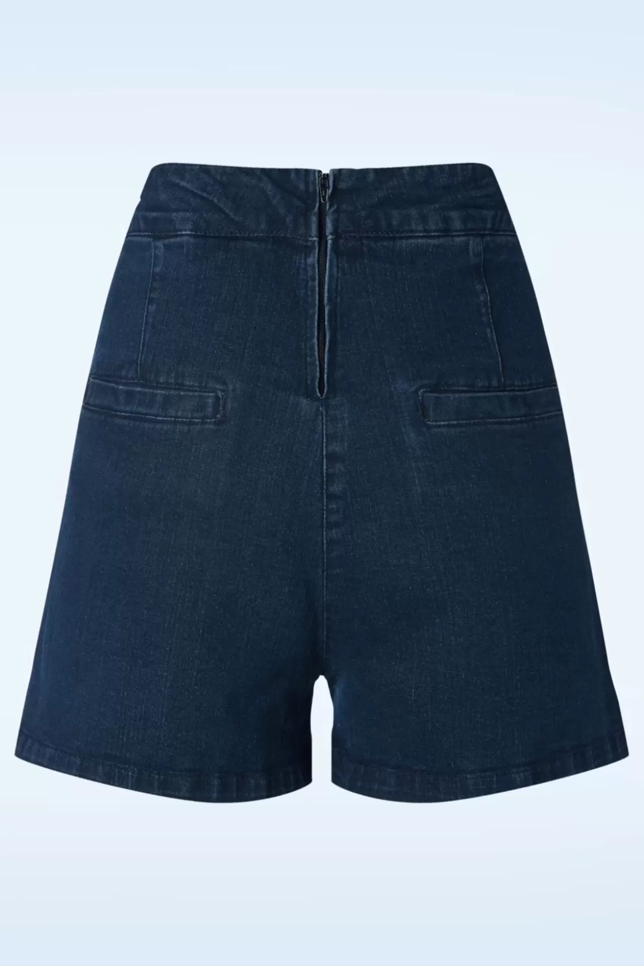 Broeken | Queen Kerosin Marlyn Shorts In Donkerblauw