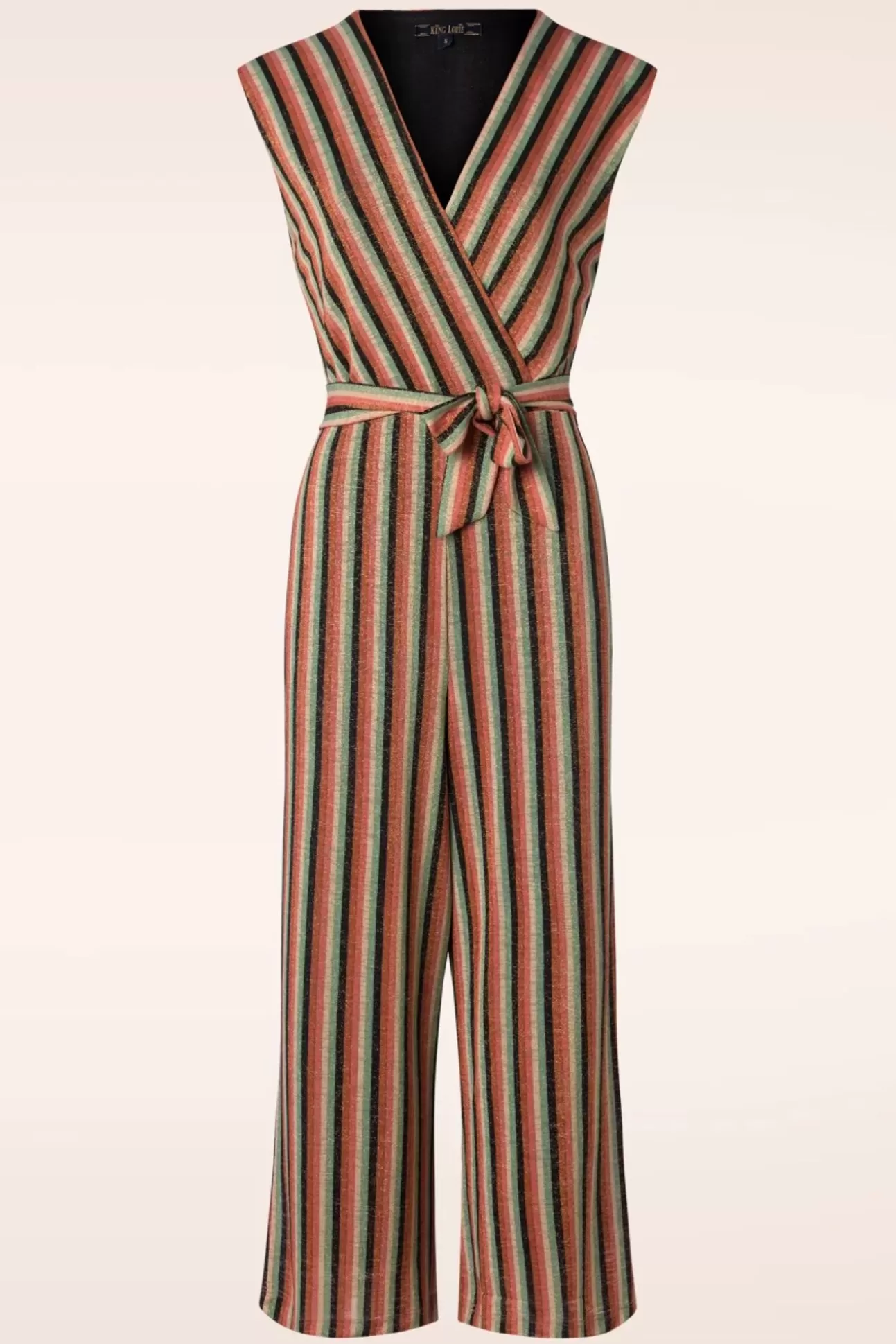 Playsuits & Jumpsuits | King Louie Mary Piso Stripe Jumpsuit In Zwart