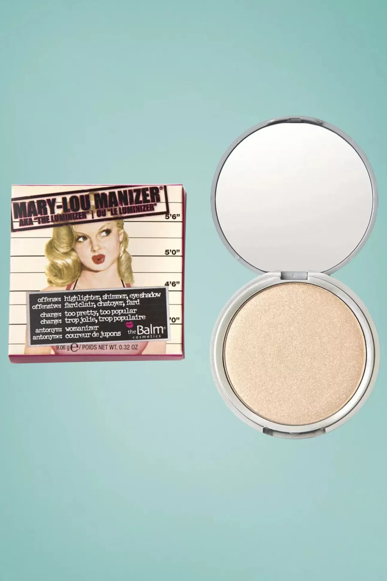 Make-Up | The Balm Mary-Lou Manizer Highlighter En Shadow In Champagne