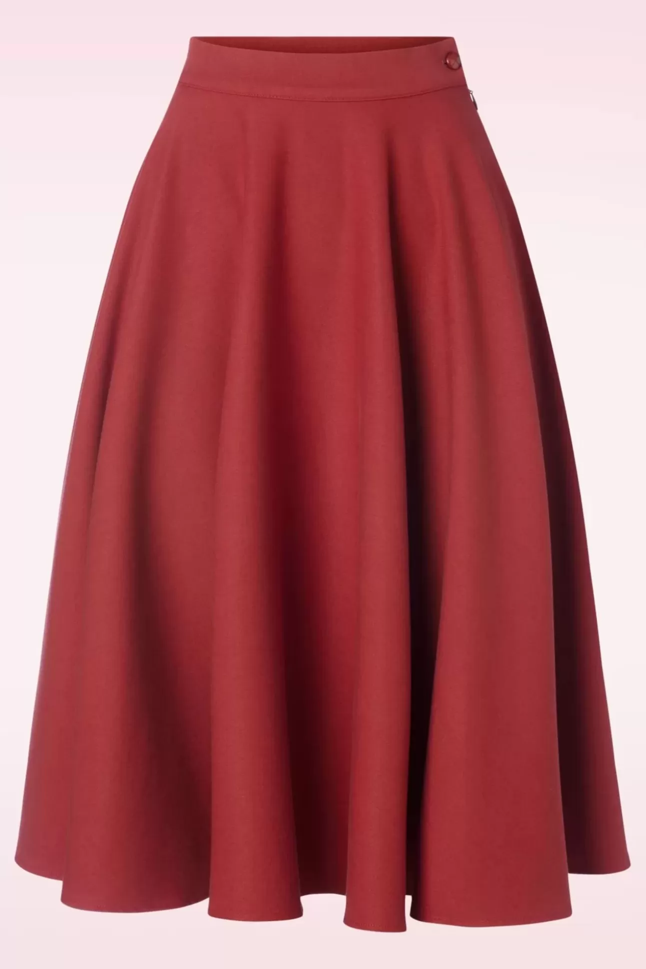 Rokken | Collectif Clothing Milla Swing Rok In Rood