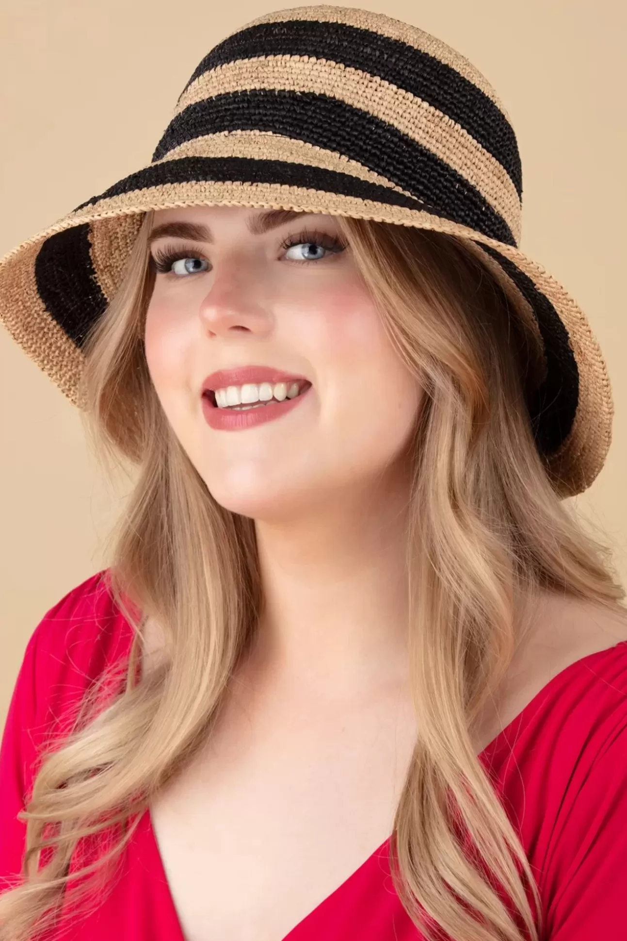 Hoeden & Fascinators | Brontu00e9 Mindy Travel Hoed In Beige En Zwart