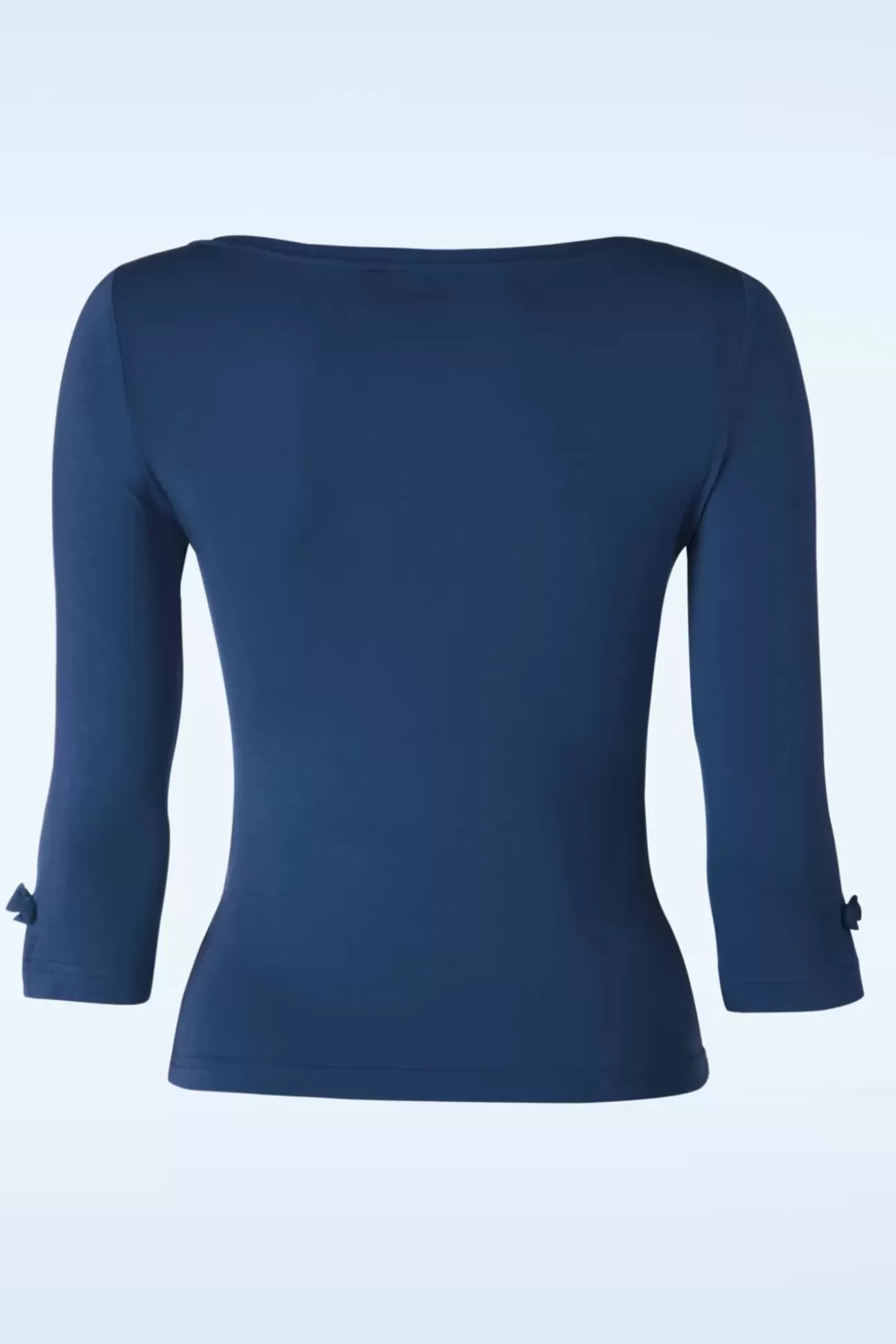 Truitjes | Banned Retro Modern Love Top In Marineblauw