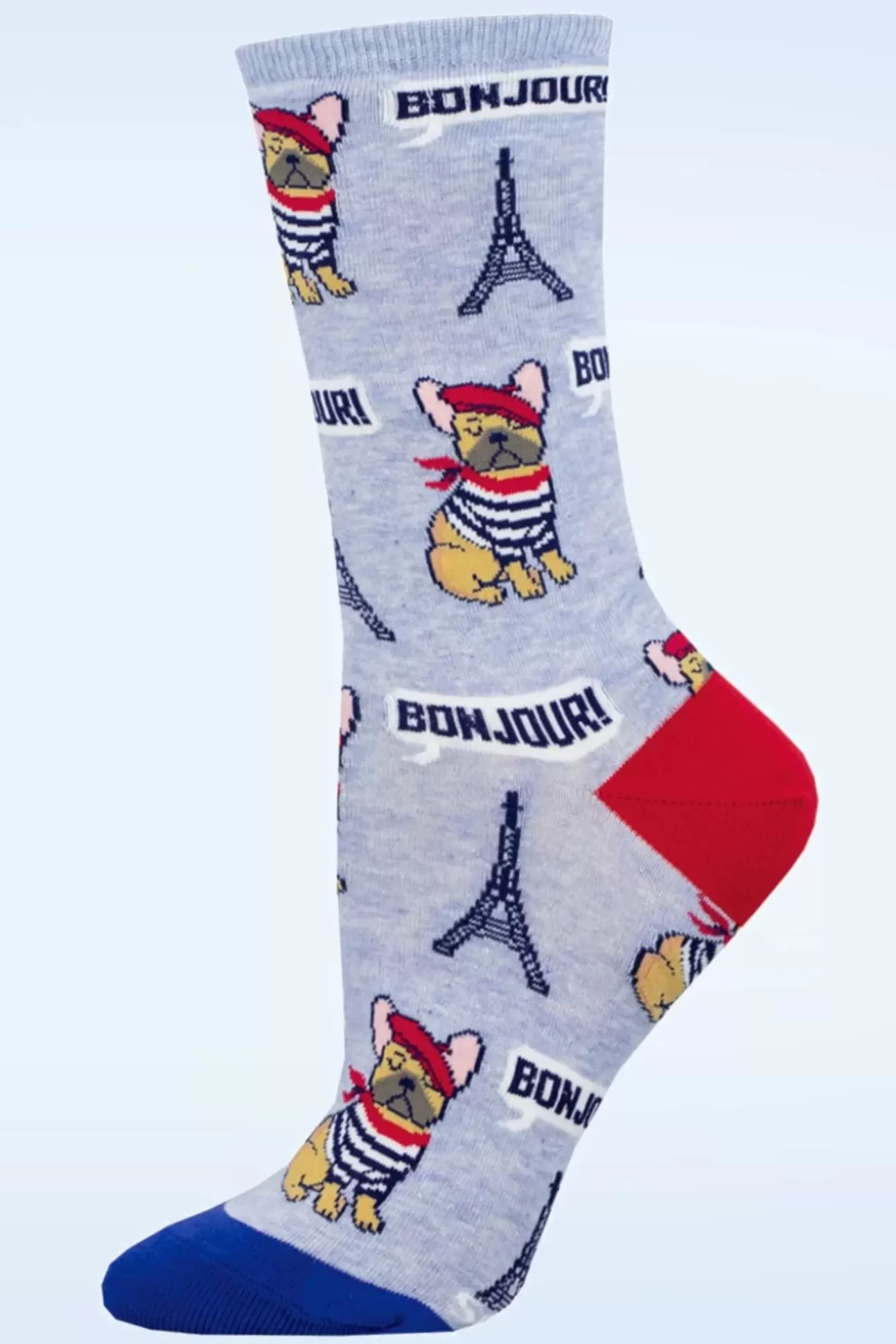 Kousjes & Sokken | Socksmith Paris Frenchie Sokken In Blauw