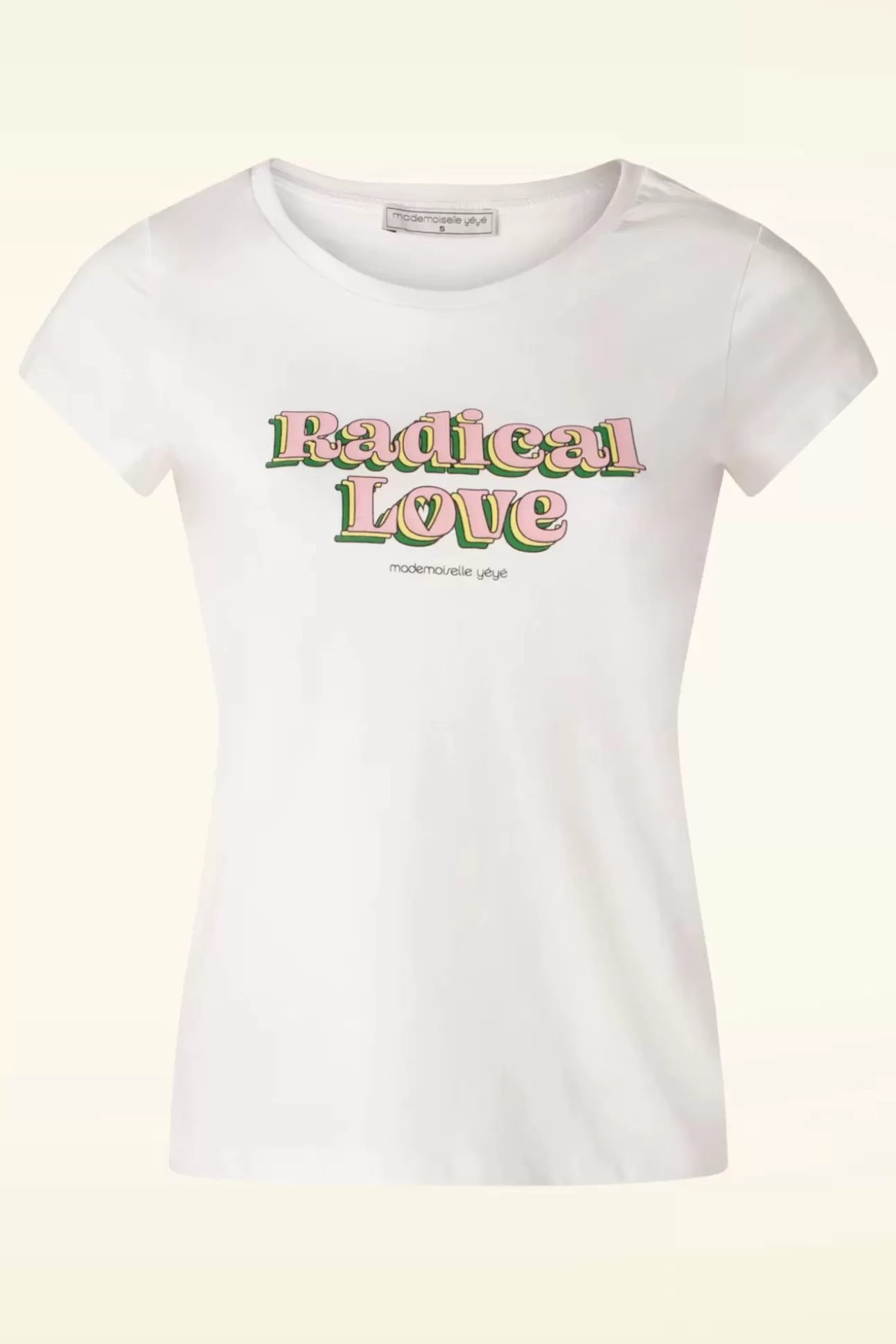 T-Shirts | Mademoiselle Yu00e9Yu00e9 Radical Love T-Shirt In Ecru