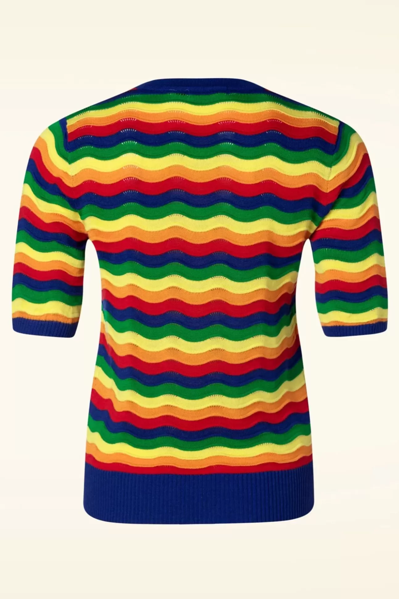 Truitjes | Banned Retro Rainbow Waves Jumper In Multi