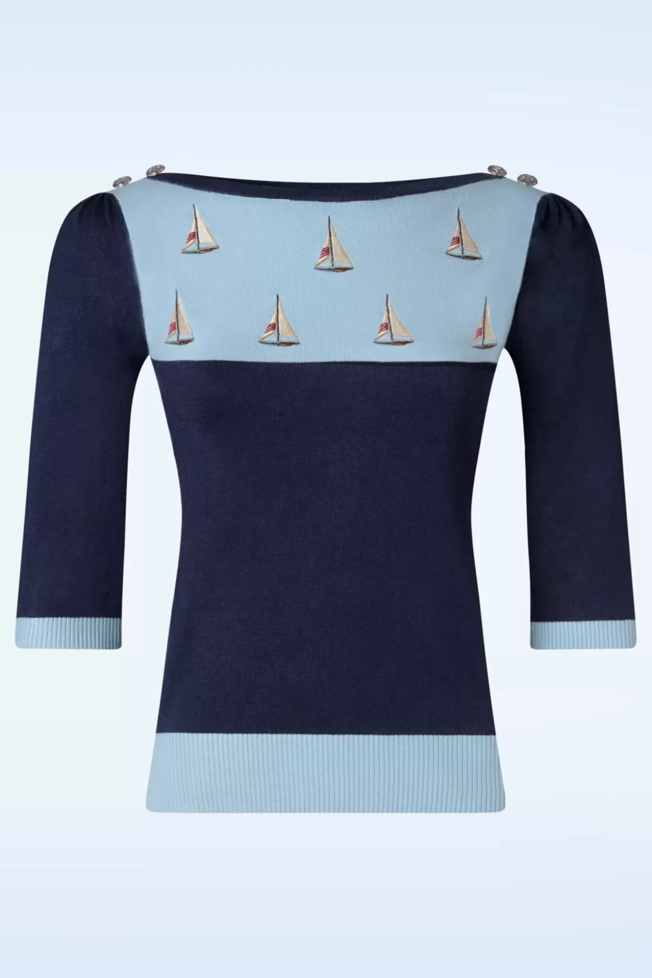 Truitjes | Vixen Sail Away Trui In Blauw