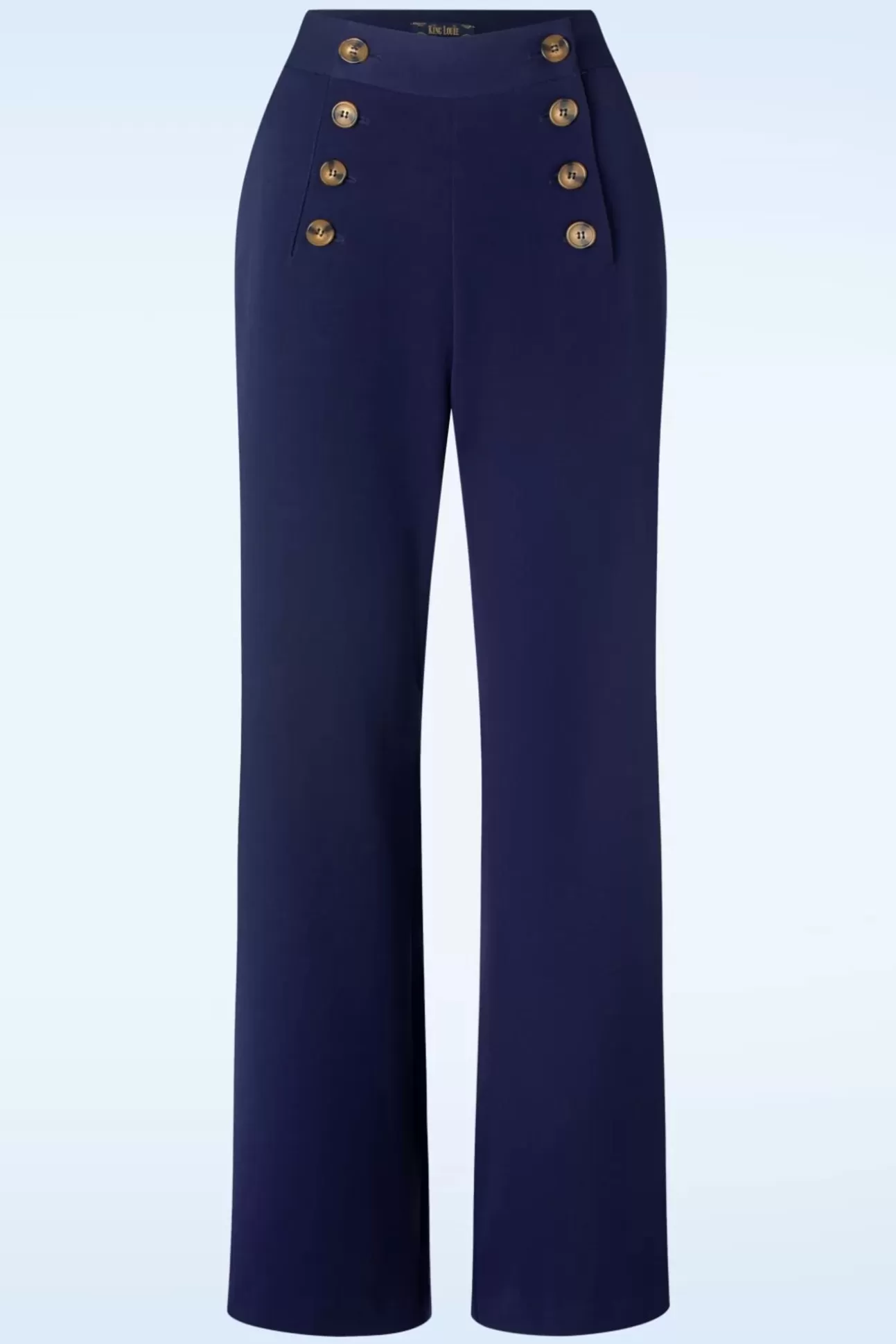 Broeken | King Louie Sally Broadway Pantalon In Inktblauw