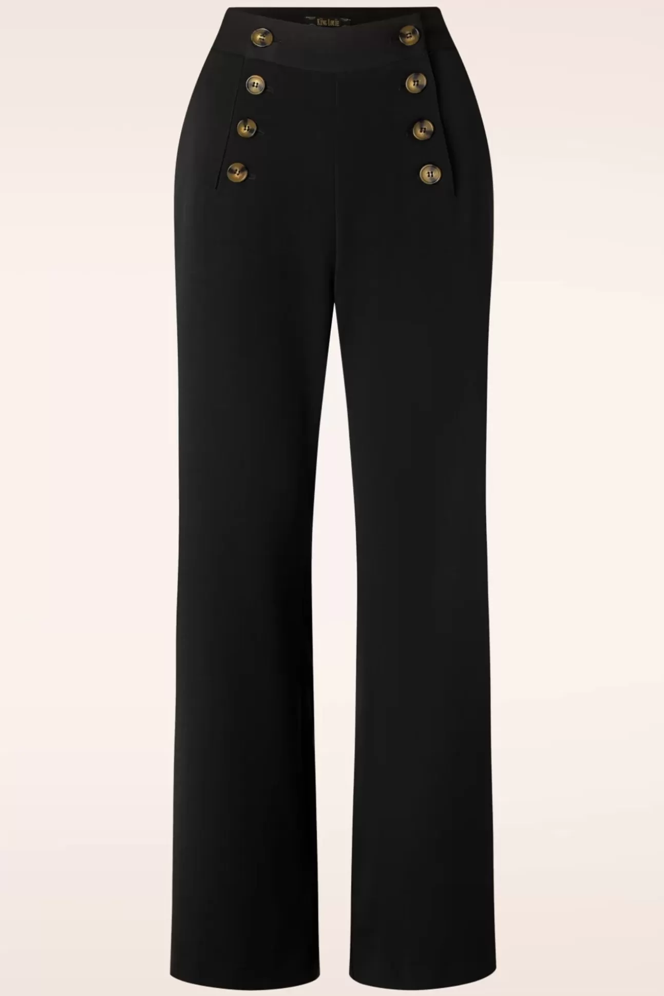 Broeken | King Louie Sally Broadway Pantalon In Zwart