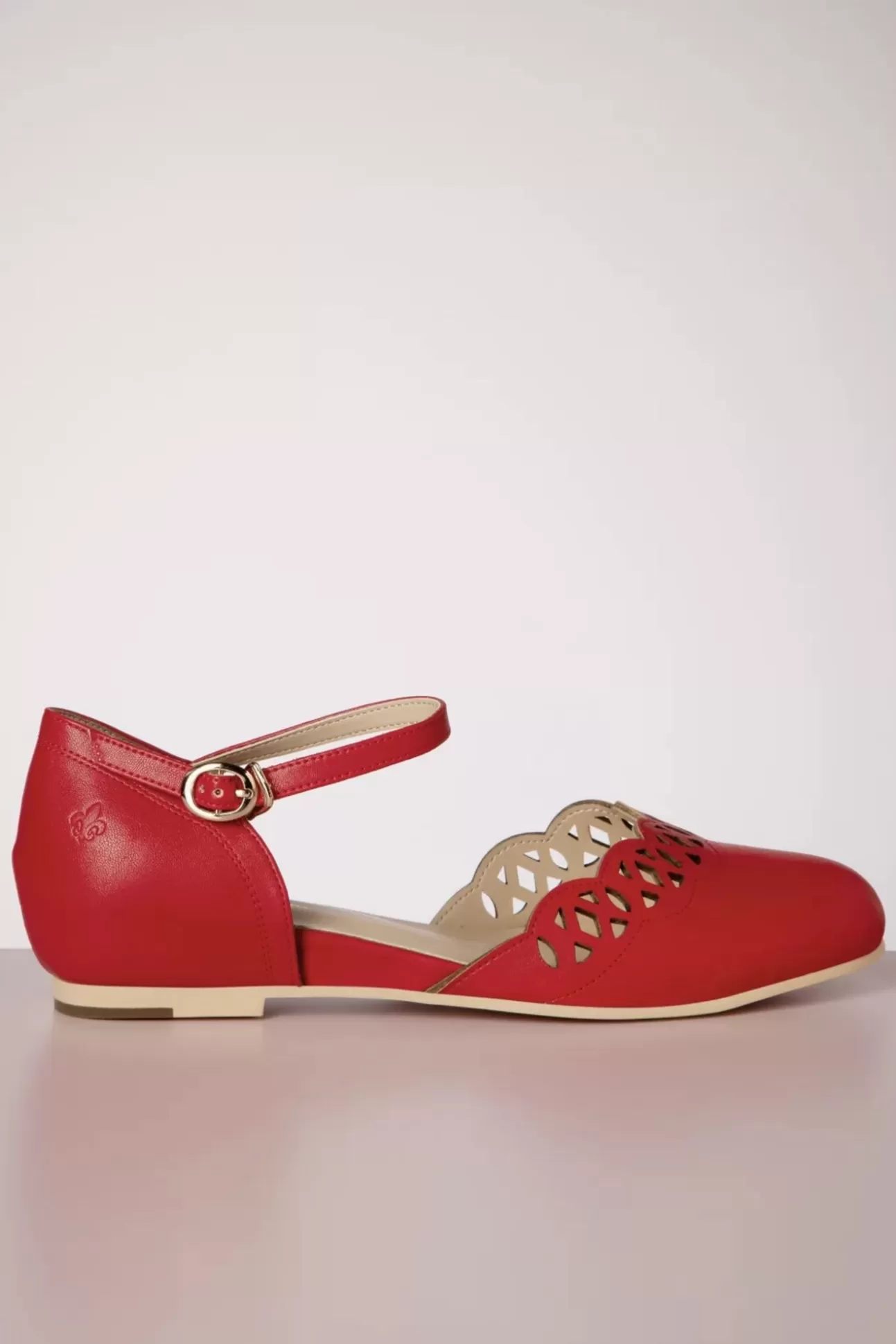 Ballerina'S | Charlie Stone Siena Ballerina Flats In Rood