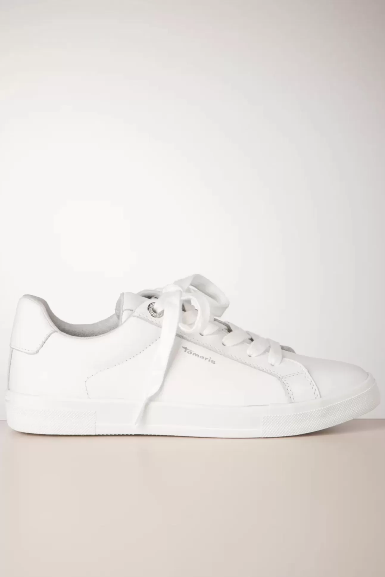 Sneakers | Tamaris Steffi Lederen Sneakers In Wit