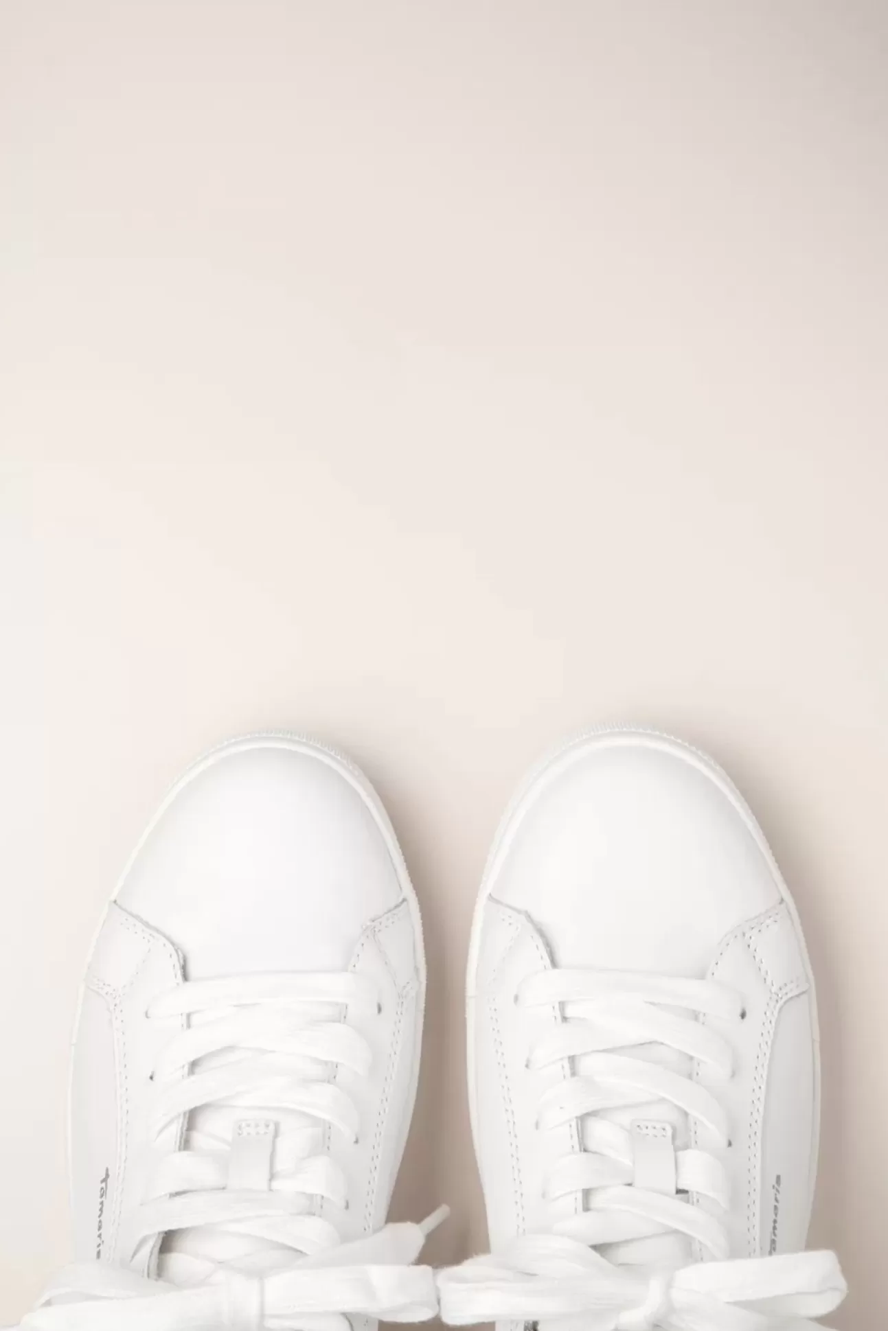 Sneakers | Tamaris Steffi Lederen Sneakers In Wit