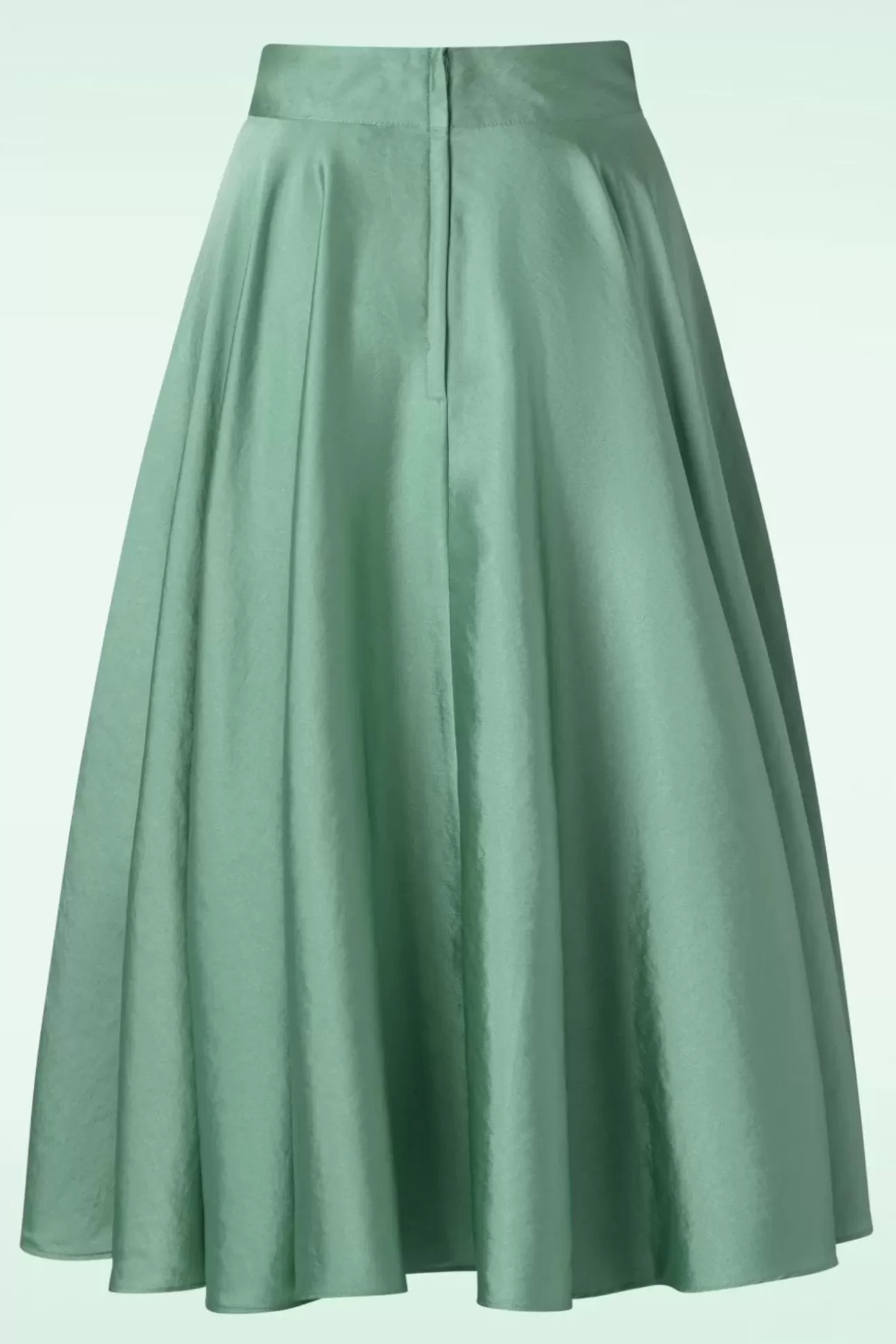 Rokken | Banned Retro Summer Silky Rok In Mintgroen