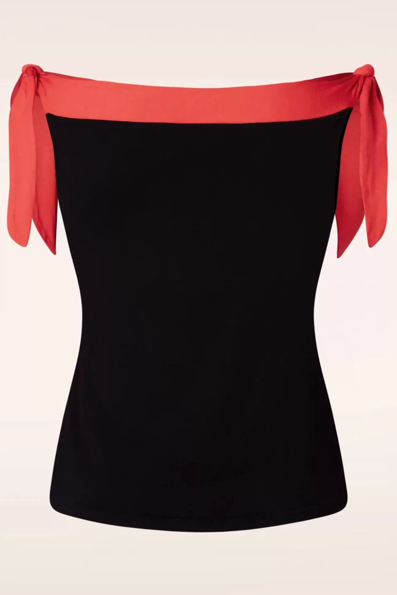 Tops | Banned Retro Sweet Summer Top In Zwart En Rood