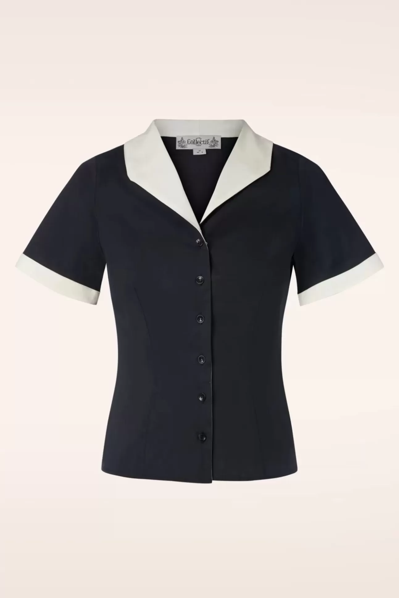 Blouses | Collectif Clothing Taylor Blouse In Zwart