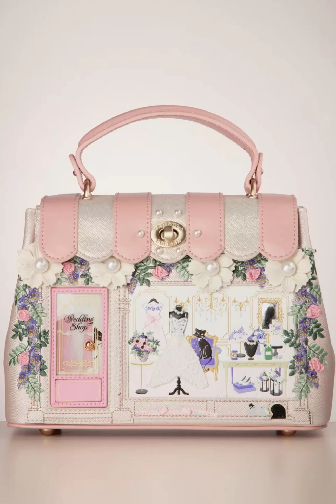Tassen | Vendula The Wedding Shop Mini Grace Handtas In Champagne