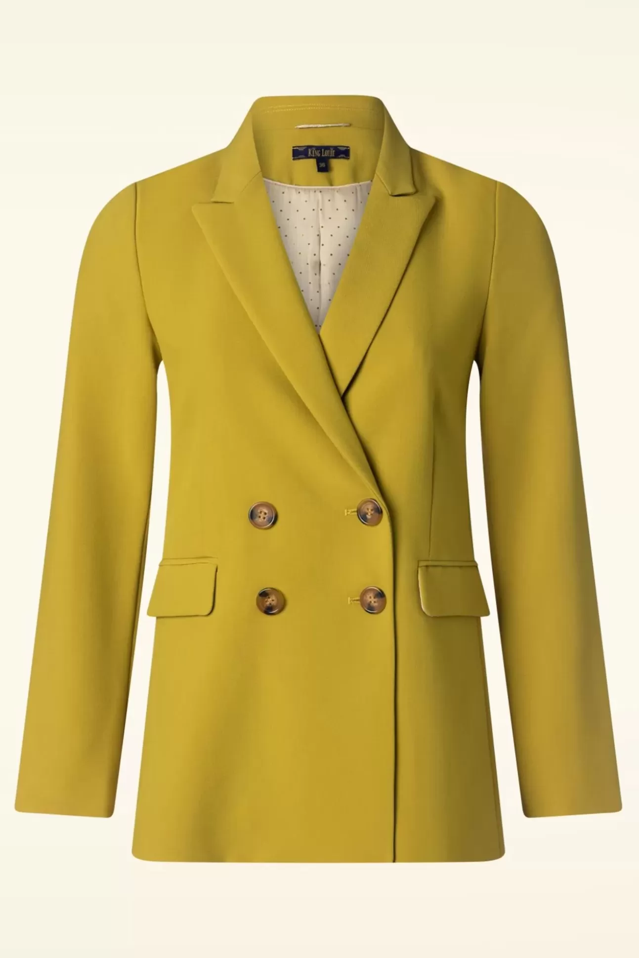 Jassen | King Louie Tina Simonet Blazer In Sulphur Geel