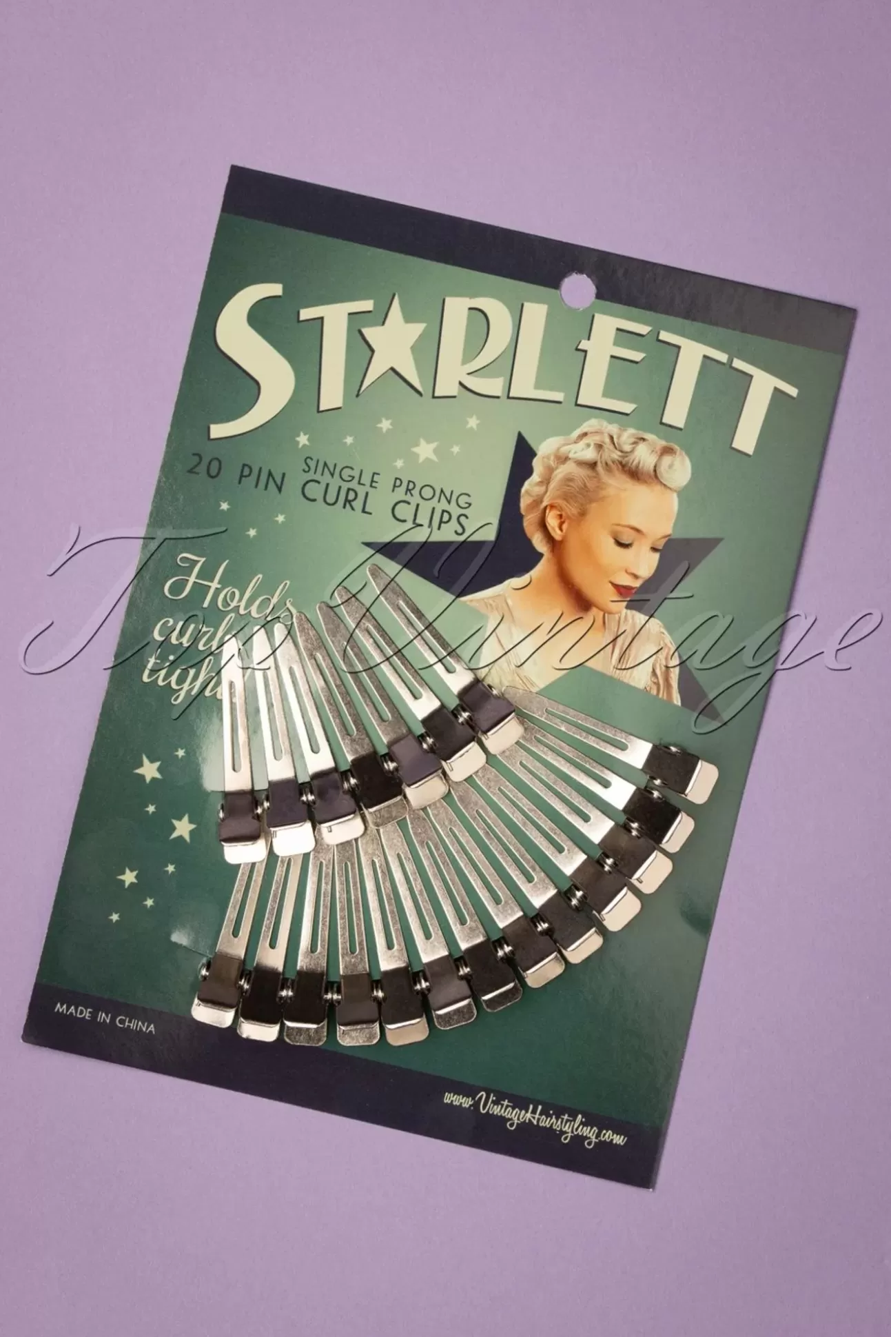 Haarstyling | Lauren Rennells Vintage Haarstyling: Starlett Single Prong Pin Curl Clips
