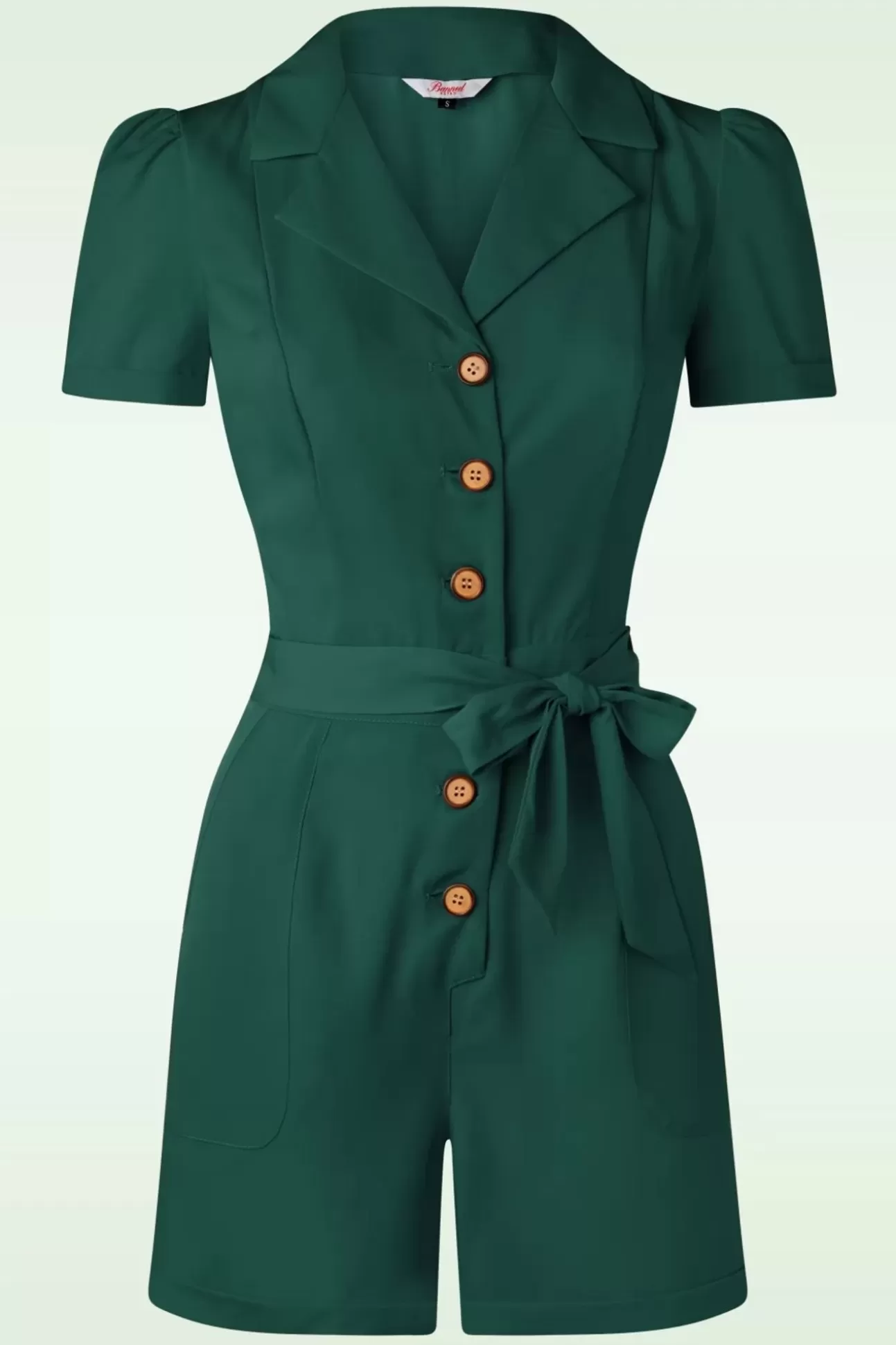 Playsuits & Jumpsuits | Banned Retro Viola Playsuit In Donker Groen